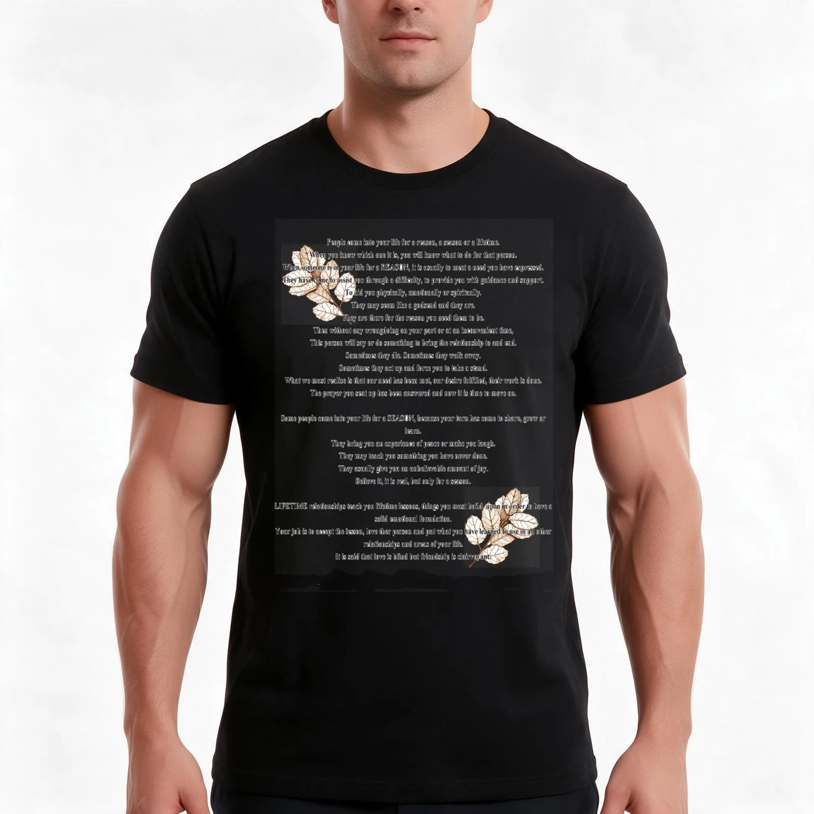 Reason, Season or Lifetime! T-Shirt Summer Casual Cotton Tee, Unisex Men Women