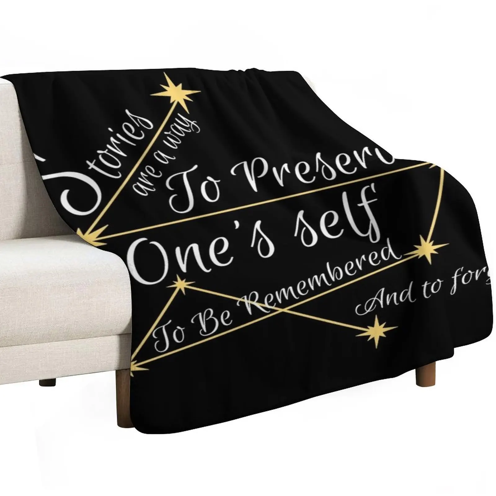 Stories Are A Way/Addie LaRue/V E Schwab/Gifts for Readers/Shade of Magic/Bookish Tees/Literary Throw Blanket