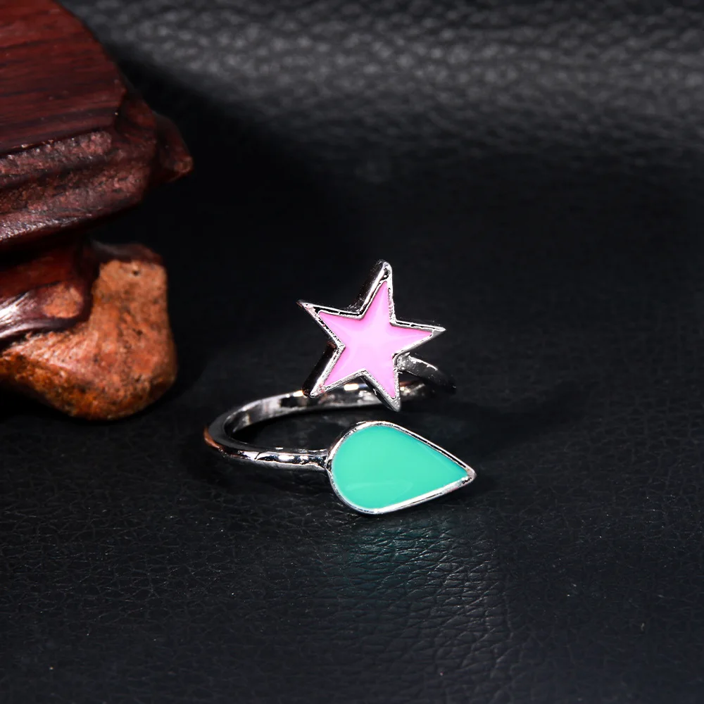 Hunter x Hunter Hisoka Star Teardrop Adjustable Ring Anime Cosplay Costume Hallween Prop