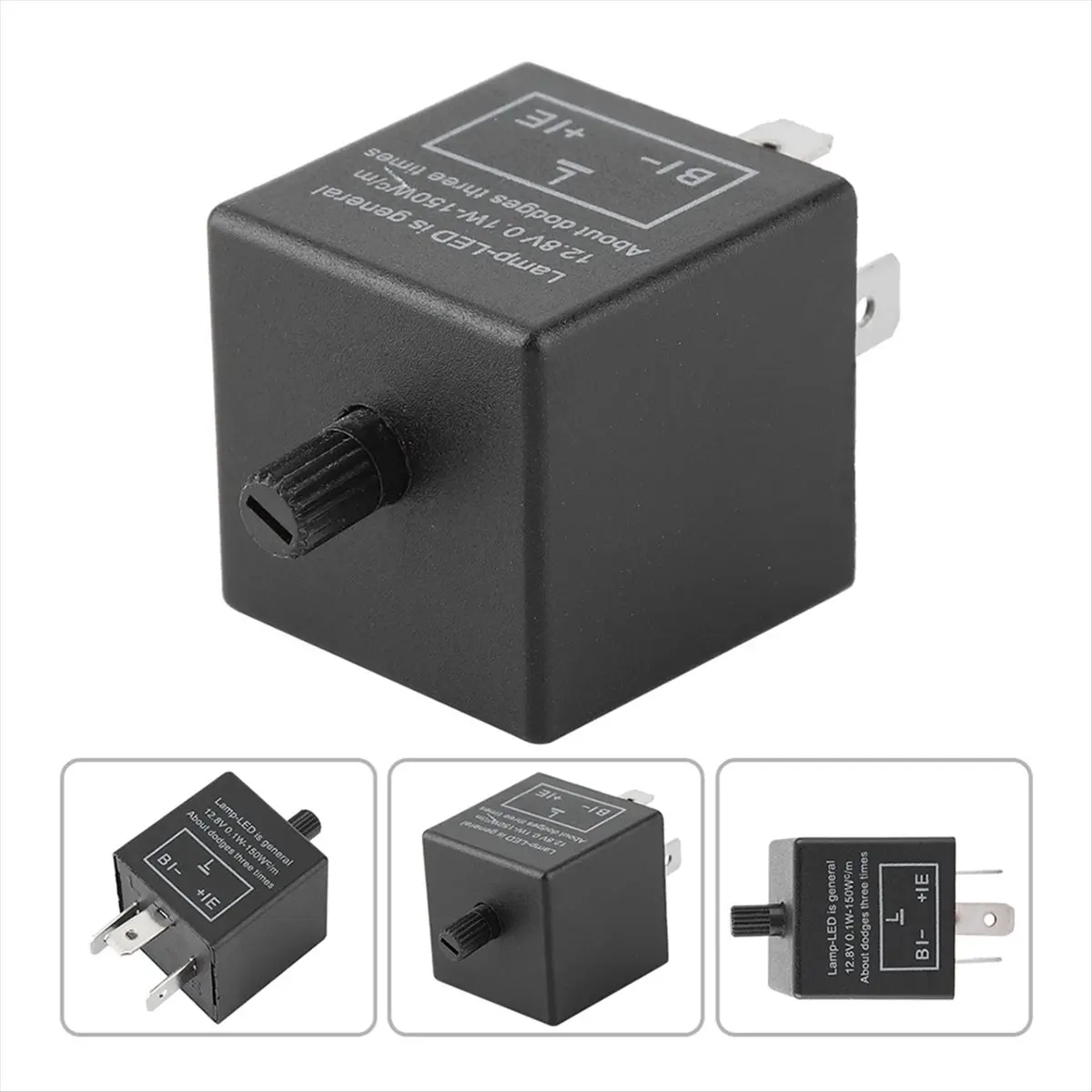 Compatible Universal 12V 3 Pin CF14 Motorcycle LED Flasher Blinker Relay Automobile Turn Signal Light Relay Motorcycle Switch