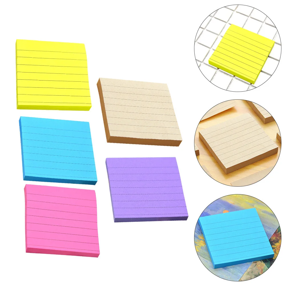 1Set Student Memo Notes Adhesive Decals Multiuse for Wall Blackboards Computers Desk Surfaces Fridge Memo Pads