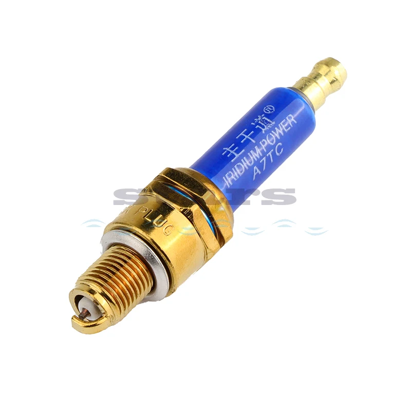 High-performance Iridium A7TC Spark Plug for ATV Dirt bike Pit bike Scooter Motorcycle Go kart Engine