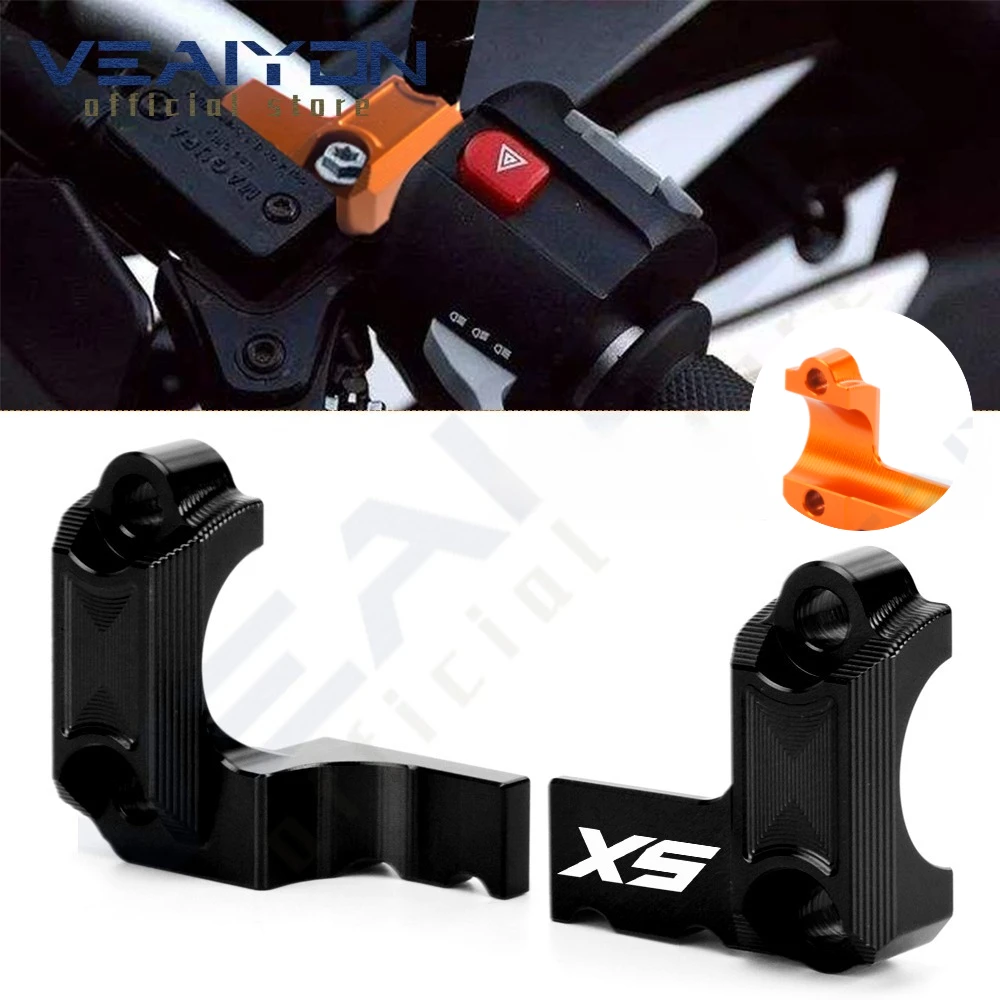 

For 250 300 350 400 450 500 SX SX-F 2014 - 2021 Motorcycle Accessories Brake Master Cylinder Clutch Handlebar Bar Clamp Cover