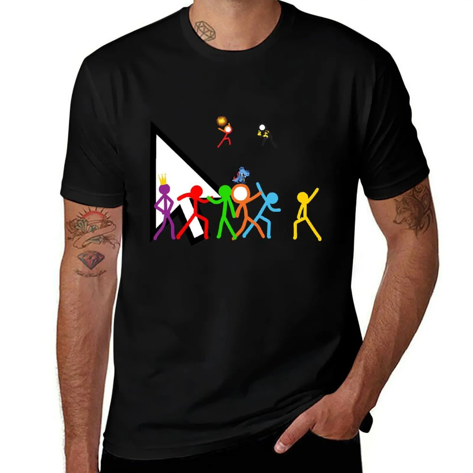 Alan Becker T-Shirt Outdoor Sports Short Sleeve Top T-Shirt
