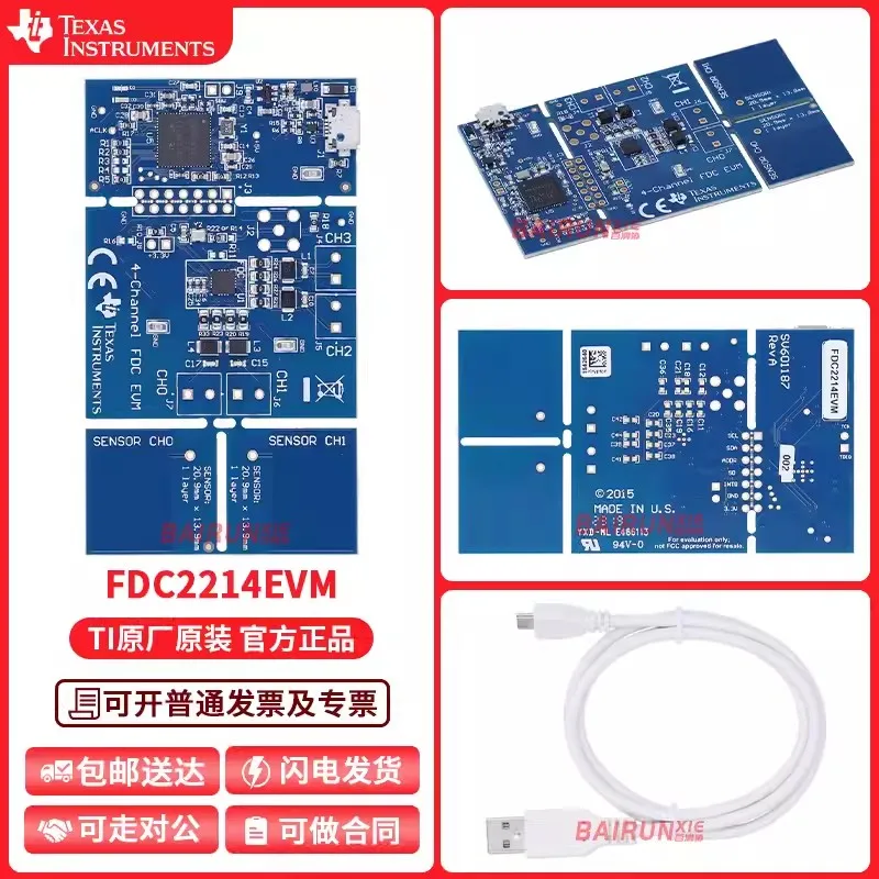 Spot FDC2214EVM four-channel, two capacitance sensor FDC2214 evaluation module MSP430