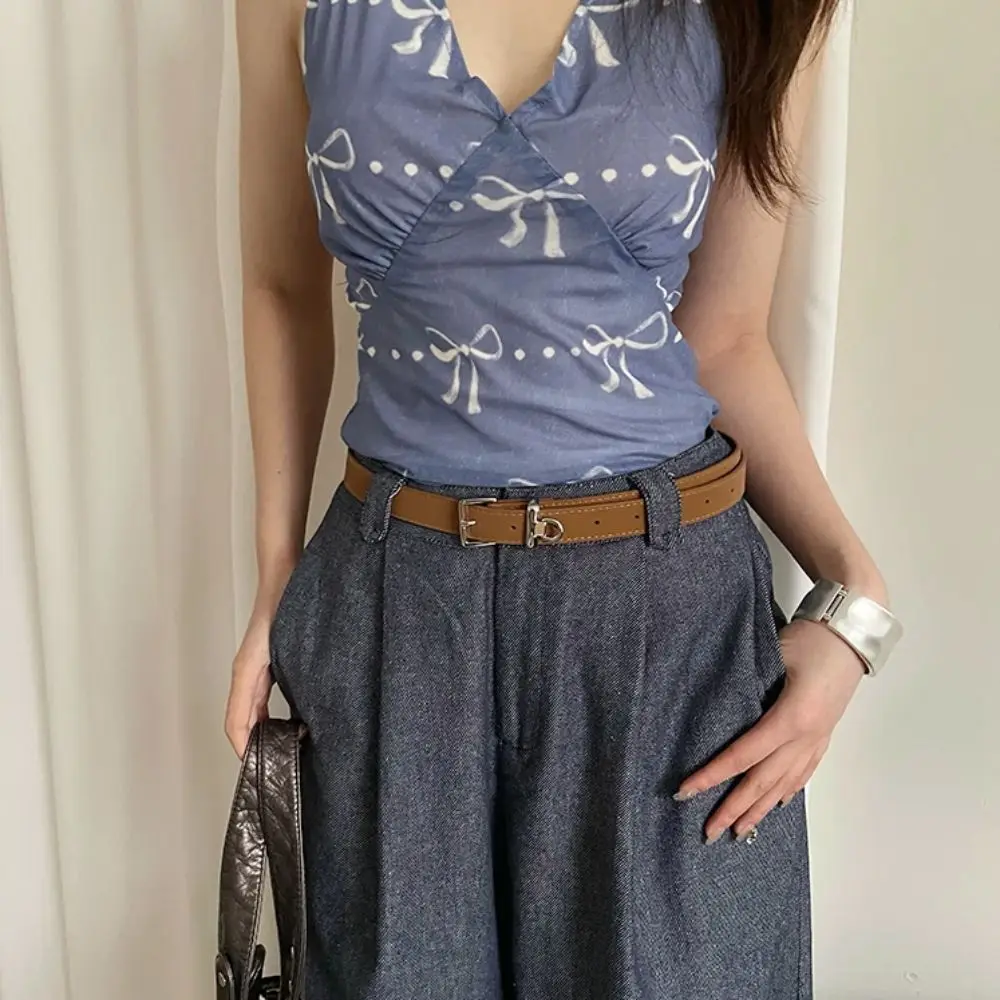 

Fashion Designer Women's Belt High-End Leopard Pattern Leather Waist Belt American Black White Brown Dress Jeans Belt Decoration