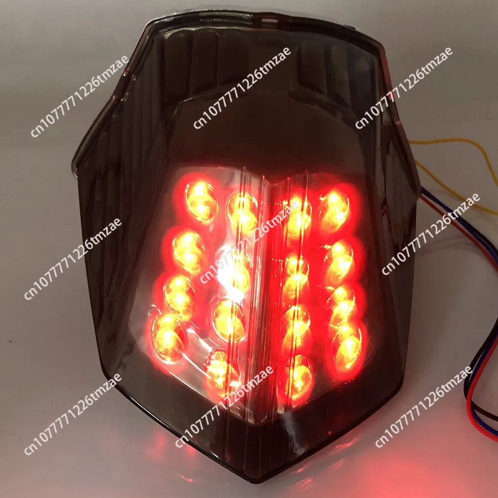 Suitable for YAMAHA XJ6 FZ6R motorcycle modification, rear tail light warning light, brake steering integrated light