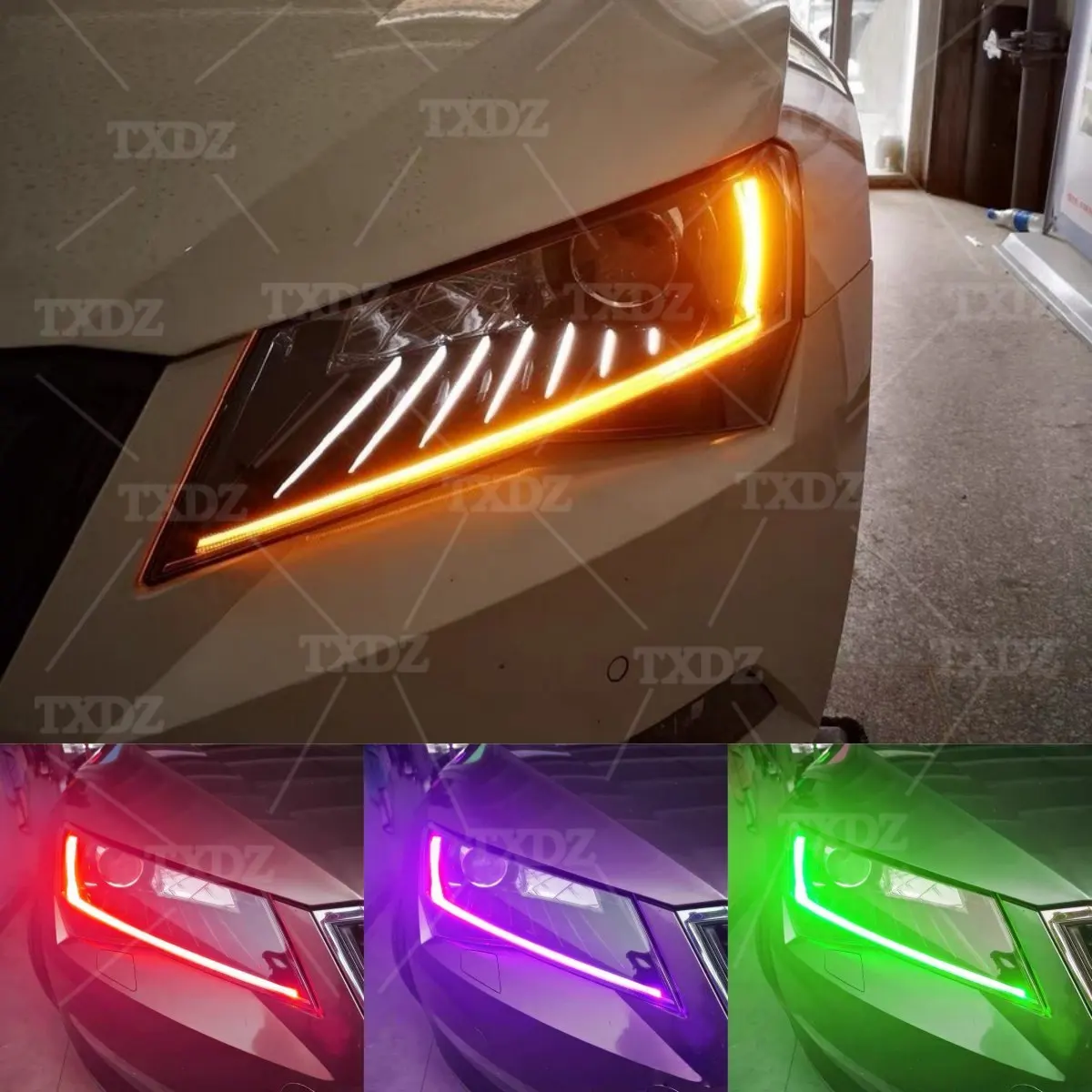 

Xenon Headlight CSL DRL LED Boards For 2016-2018 Skoda Superb Non-RGB Daytime Running Lights Module 198.010-51L 198.192-51