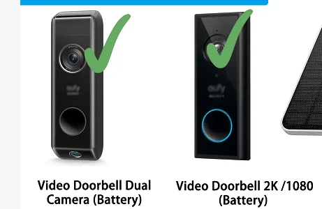 New 4W Solar Panel Charging for Eufy Video Doorbell 2K/ Dual Camera (battery) Cable Mount