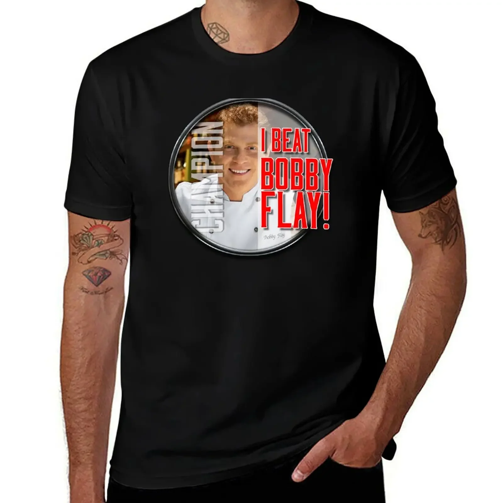 I Beat Bobby Flay! T-Shirt Clothing funny gifts tshirts for men