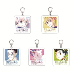 Anime Acrylic Keychain- HUNTER×HUNTER Cartoon Character Pendant, Suitable for Bags and Keys,cosplay gifts Perfect Gift for Fans