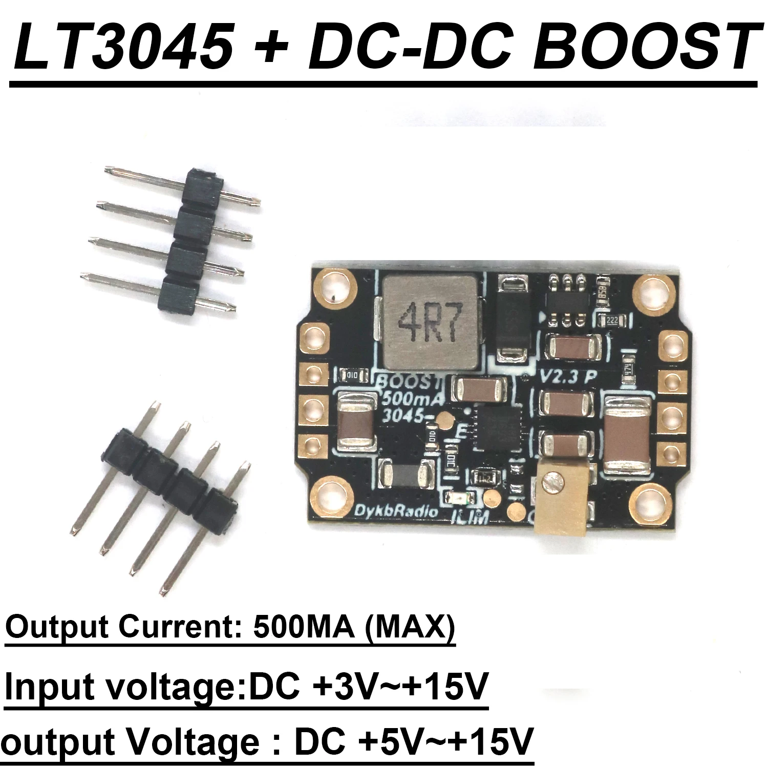 ﻿  LT3045 DC-DC Boost Power Supply Low Noise RF Linear Voltage Regulator Lithium battery 3V 5V 9V 12V 15V Converter booster