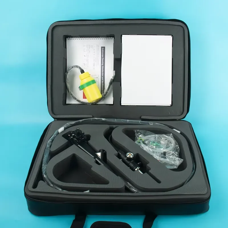 MEDSINGLONG High Quality Portable Veterinary Gastroscope System Integrated Machine Veterinary Endoscopy Set