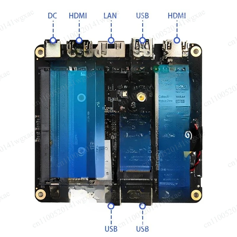 

Dual LAN Port Industrial Mini PC 5500U 5800H 5825U 5600H Control Mainboard Host