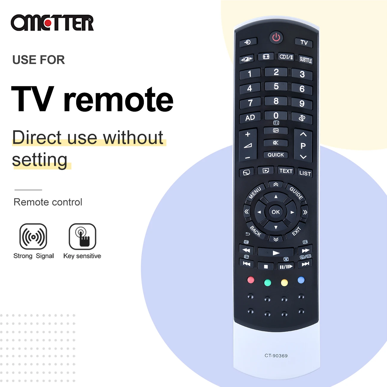 جديد لتوتوشيبا تلفزيون التحكم عن بعد CT-90369