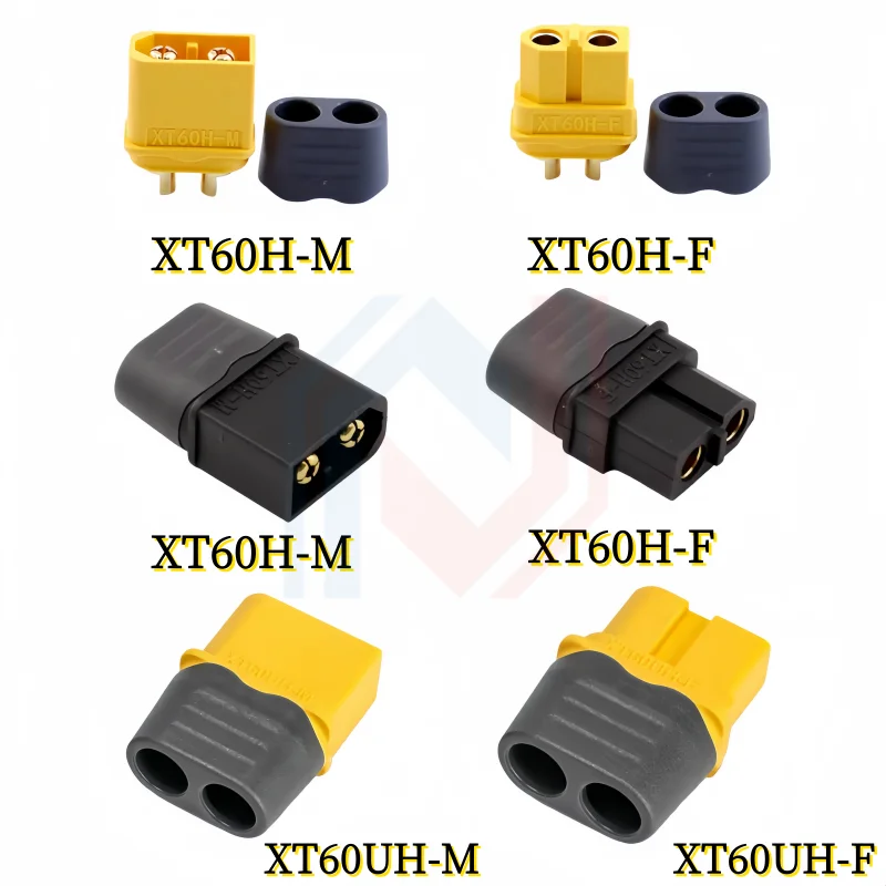 XT60H-M XT60H-F XT60UH Battery Plug with Sheath Version Model for Model Flying 3.5mm Gold-plated T-Type Connector