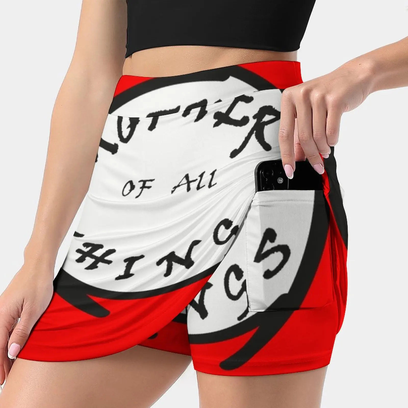 

Mother Of All Things Emblem Red New Women Skirts Double-Layer Printed Short Dress Mini Sport Skirt Thing Couples Events Or