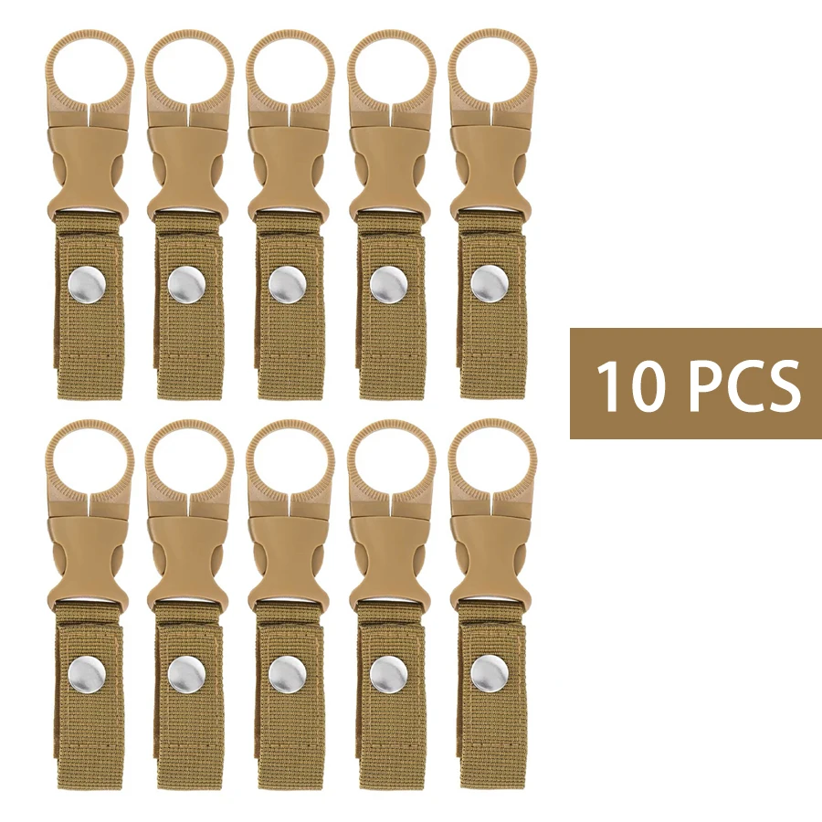 Gurtband Wasserflaschenhalter Klettern Karabiner Gürtel Rucksack Aufhänger Haken Clip Multifunktions Wasserflasche Nylon Schnalle Haken Clip