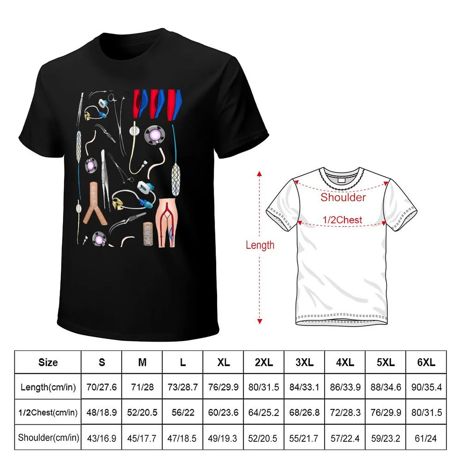 vascular surgery T-Shirt vintage anime shirt tees mens t shirts casual stylish