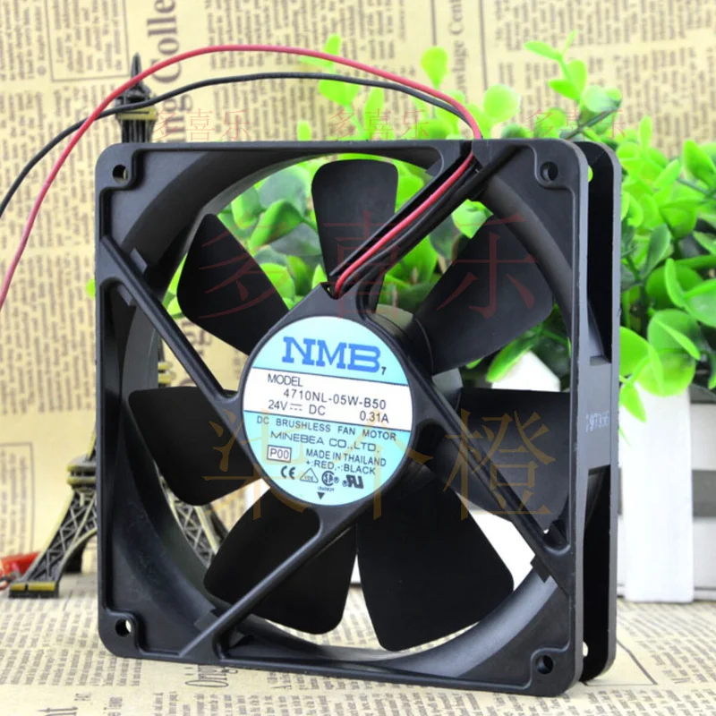 ZMZM per NMB 12CM 12025 24V 0.31A 4710NL-05W-B50 Ventola industriale di raffreddamento del telaio dell'inverter