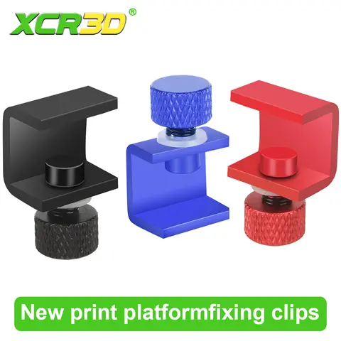 XCR3D abrazadera de cama calentada de vidrio piezas de impresora 3D Clip de placa de cama caliente para Ultimaker UM retenedor de plataforma de construcción 4 piezas/8 piezas