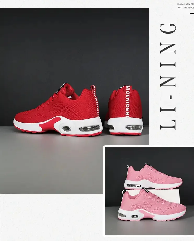 2025 موضة النساء أحذية رياضية الدانتيل يصل أحذية رياضية نسائية حجم كبير أحذية منصة لينة تنفس Zapatillas Mujer الأحذية النسائية