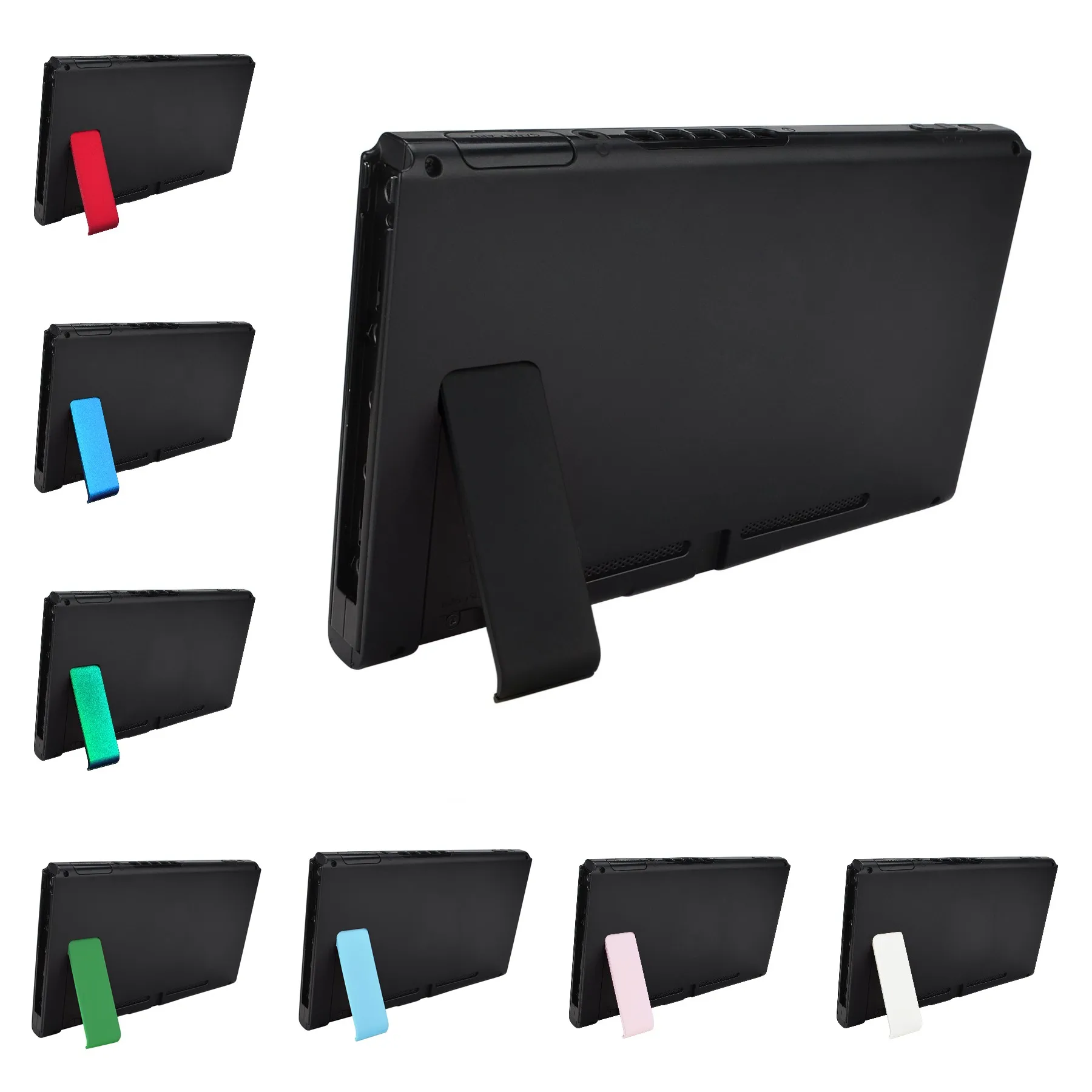

eXtremeRate Replacement Kickstand 2 Set of Back Bracket Holder Kick Stand for Nintendo Switch - Red