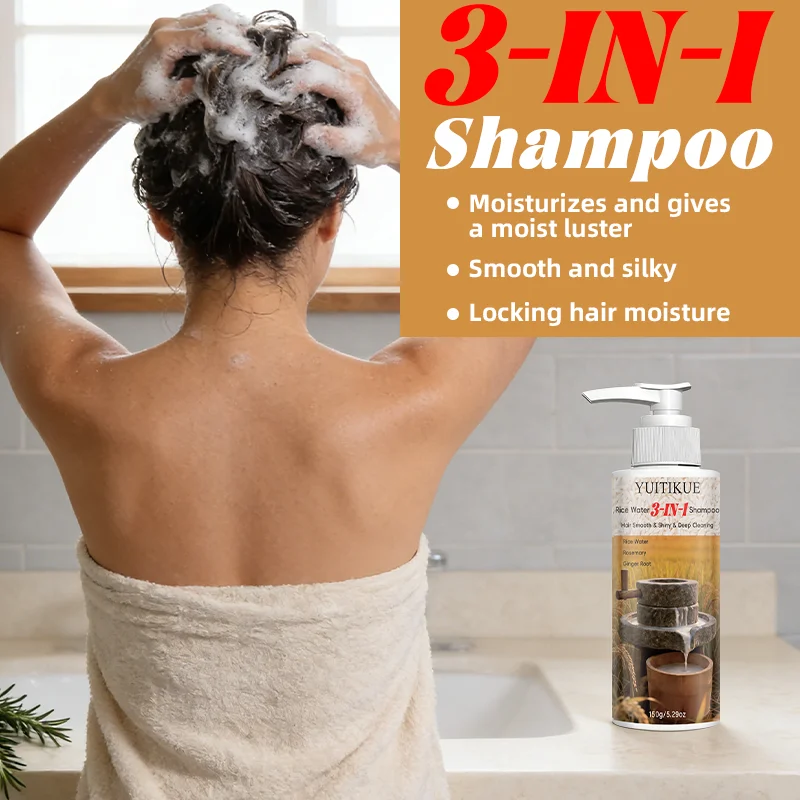 YUITIKUE Rice Water 3-in-1 Sha - đánh giá và giá Hair Care Dandruff