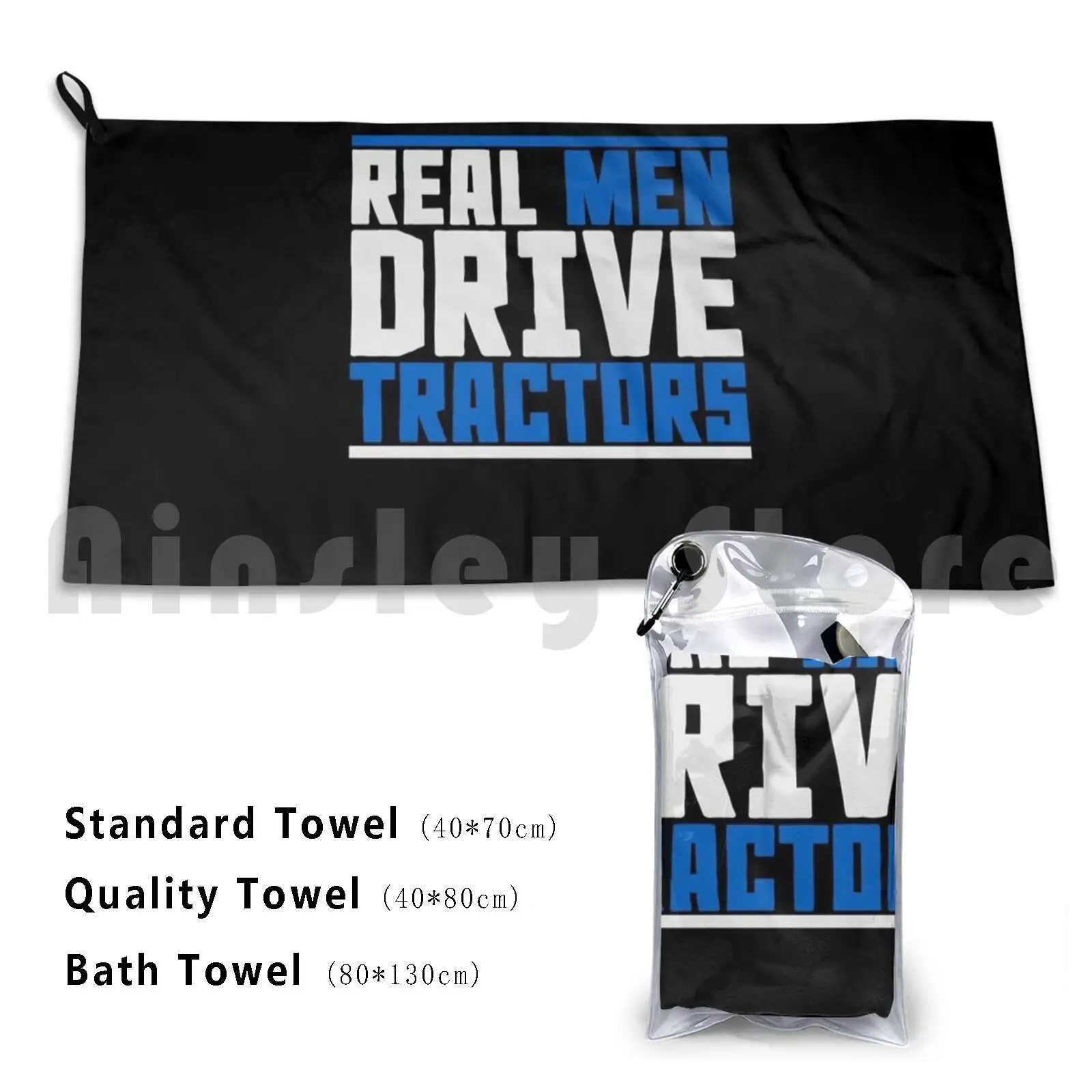 Farmer Tractor Bath Towel Beach Cushion Farmer Tractor Farm Gift Idea