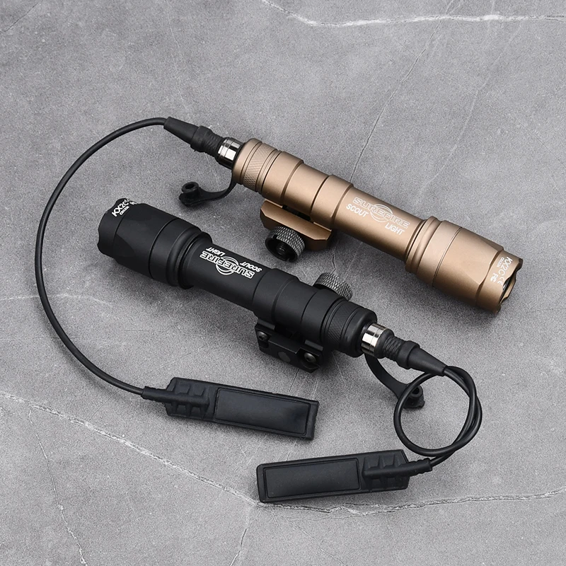 WADSN SF Surefir M300 M600 M300A M600C Tactical Flashlight Lanterna Torch Fit 20mm Rail Hunting Weapon Airsoft Accessories X300