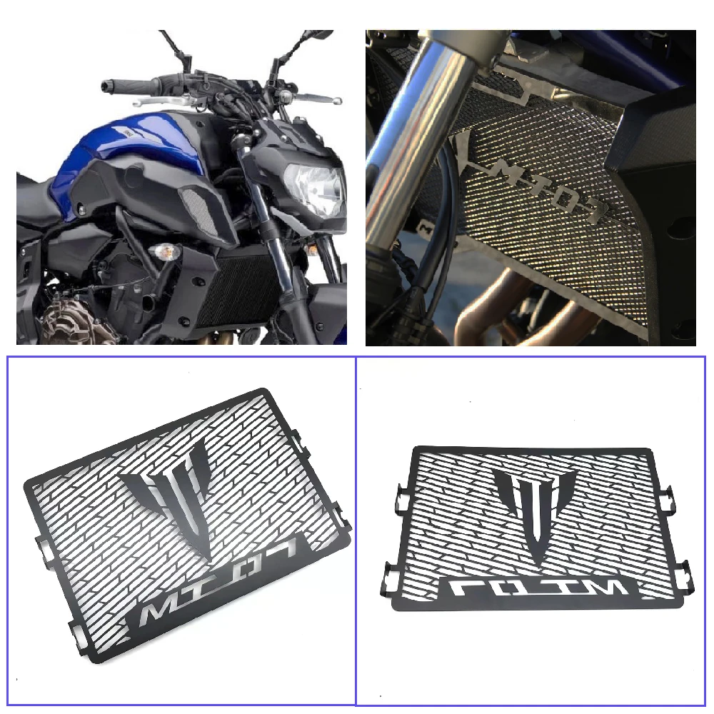 

Fits for Yamaha MT 07 MT07 FZ07 ABS MT-07 TRACER 700 2014-2023 Motorcycle Radiator Guard Front Cooler Grille Protector Cover