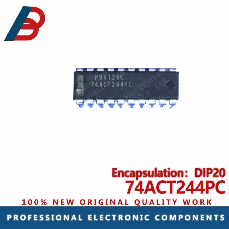 10pcs  74ACT244PC package DIP20 non-inverting 8-bus buffer