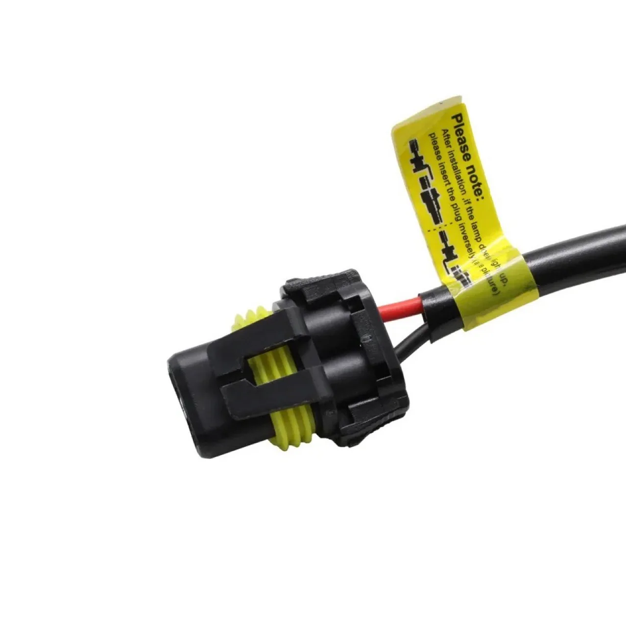 For H4 Bulb Upgrade Bi-LED Xenon Projector Lens 26cm H4 Relay Wire Harness High Quality Car Light Accessories