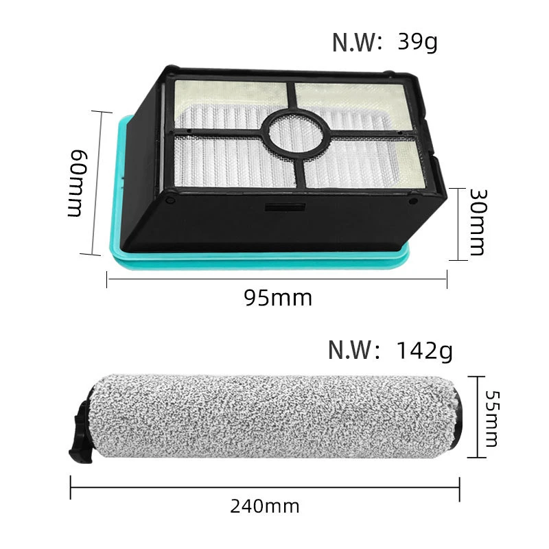 For Bissell For Crosswave HF2 / 3845N / 3831 Floor Scrubber Replaceable Brush Filter Vacuum Cleaner Accessories Household