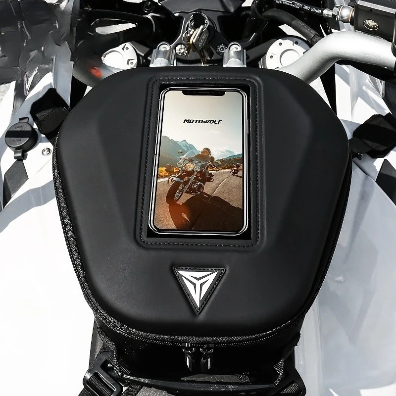 

Motorcycle Fuel Tank Bag Riding Travel Bag Multifunctional Backpack For Riders Durable Stain-Resistant Non-Slip