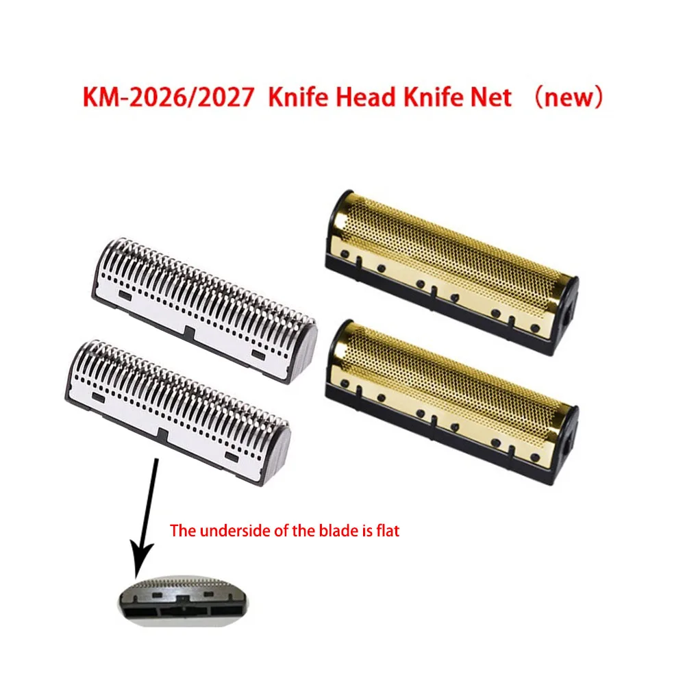 Replacement Blade for Kemei KM-1102/2026/2027/2028 Original Professional Blades Set Knife Head And Knife Net Shaving Accessories image 4
