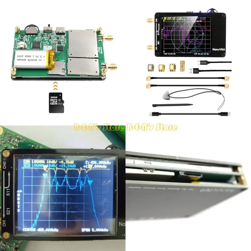 Y1AD Measuring S Parameters Standing Ratio Phase Delay Smith- Chart 50KHz-1.5GHz MF-HF VHF-UHF Antenna