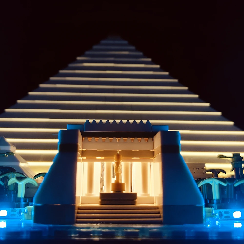 LED Light Set 21058 Suitable ForThe Great Pyramid of Giz Building Blocks Bricks DIY Lamp Toys Christmas Gfits（Not Include Model） - view 5