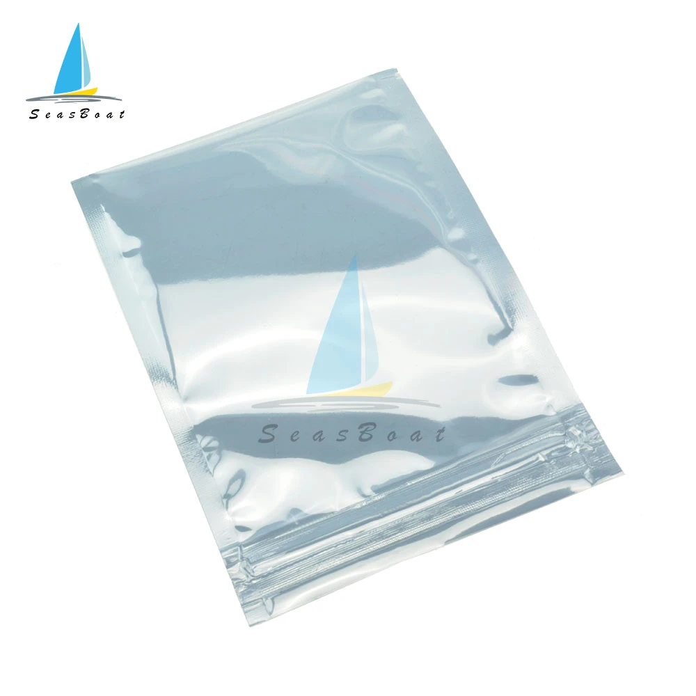 50pcs Anti Static Shielding Zip Lock Bag Resealable ESD Anti-static Instrument Chip Electronic Accessories Battery USB Pouches