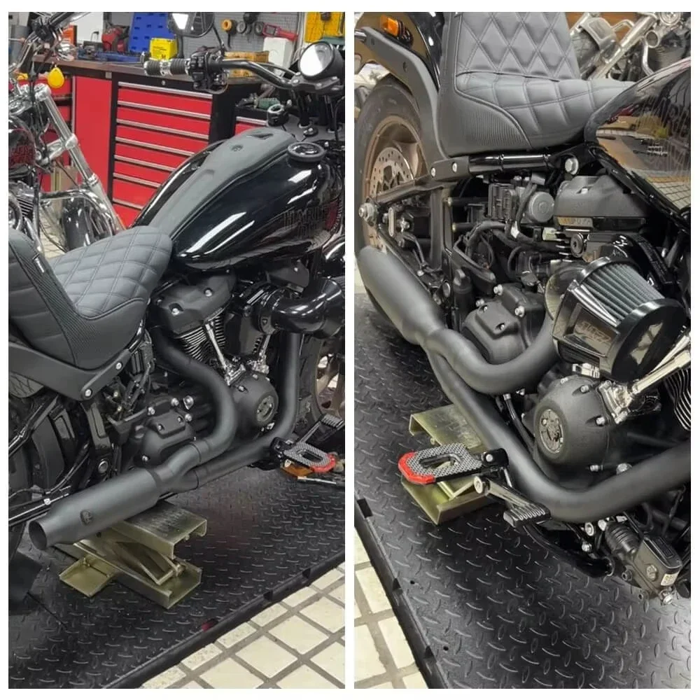 Full Exhaust Muffler for  2018-up Fat Bob FXLR Street Bob FXBB FXBBS Low Rider S FXLRS Slim FLSL FLDE FXST 2018-25