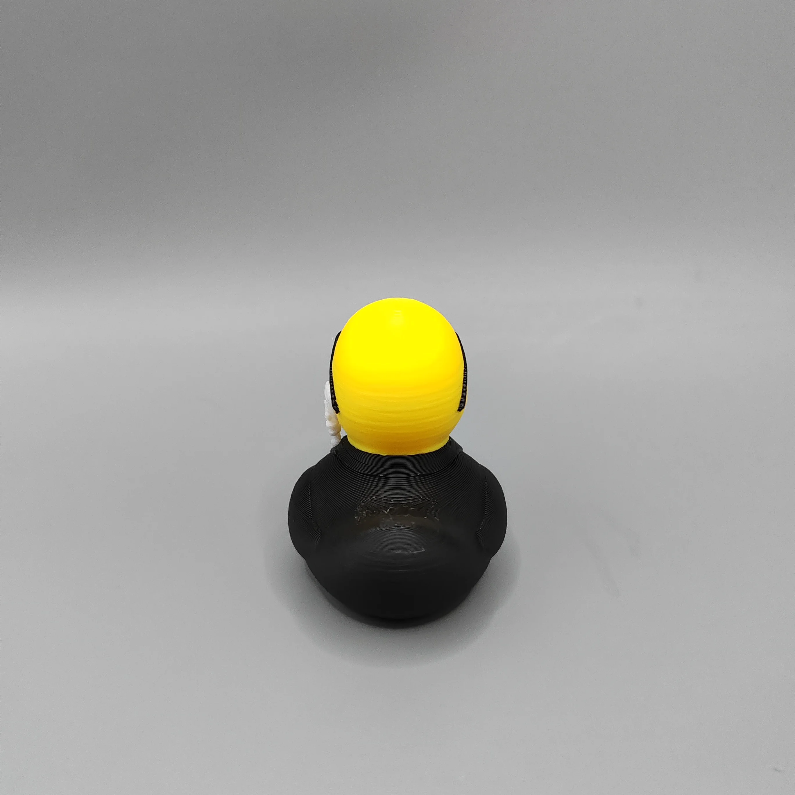 3D Printed Secret Agent Rubber Duck, Suit Sunglasses Cool Duck Figurine, Adult Desk Decor Collectible Ornament