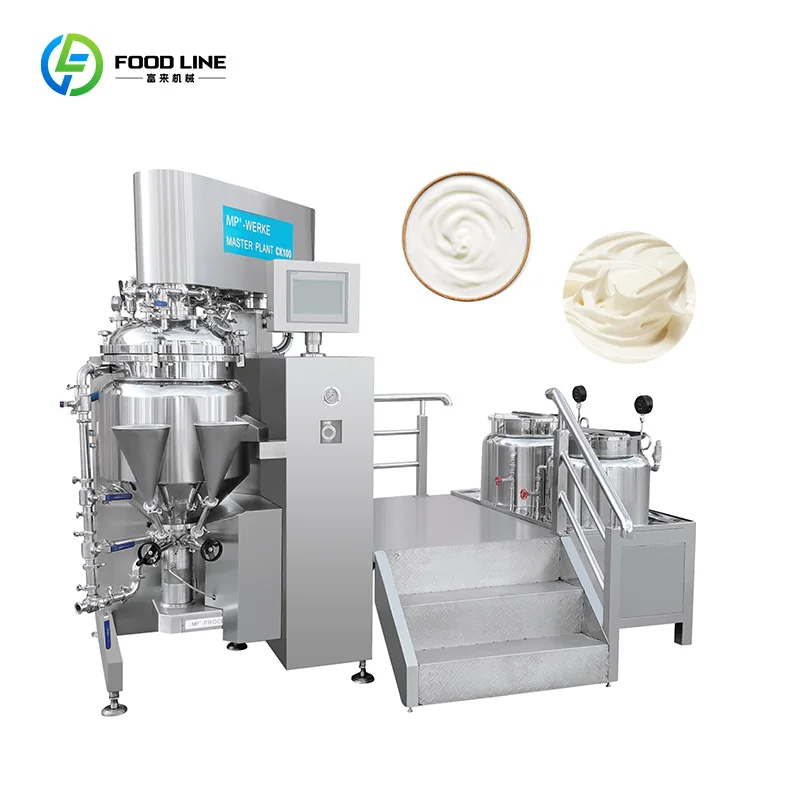 Industrial Grade High Speed Emulsifier Mixer Customized for Sauce and Mayonnaise Food Grade Stable Performance High Efficiency