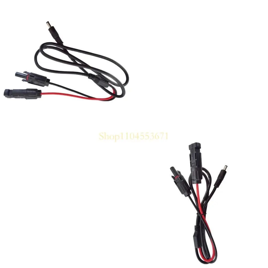 Best Seller Metal Conducting Power Cable Carrying Solar Ends on Side and Round DC5.5x2.5mm Male End on the Other, with PVC Outer