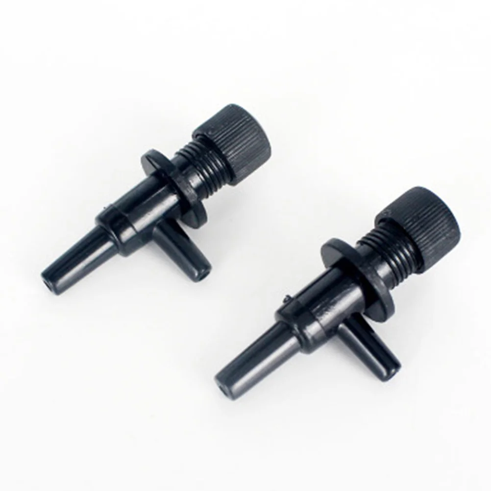 

10Pcs Aquarium Oxygen Valve Fish Tank Controller Adjustable Air Flow Regulator Valve for Oxygen Pump Black