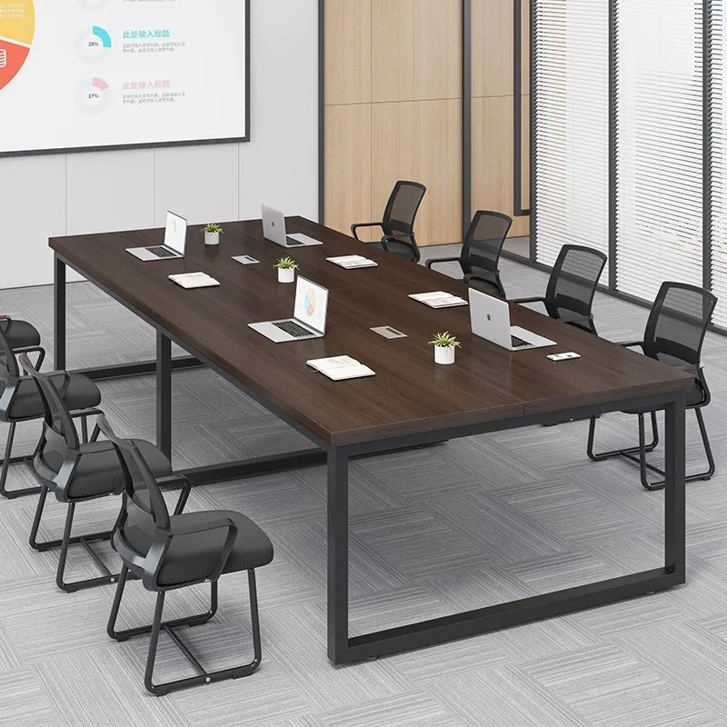 

Hot Selling Wooden Multi Person Office Office Meeting Table Boardroom Commercial Furniture Conference Tables