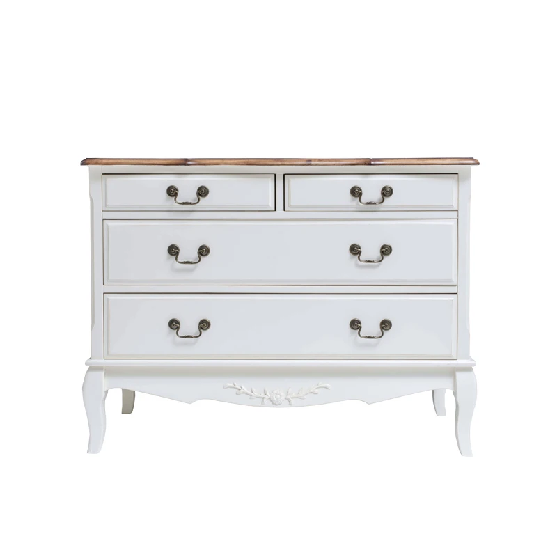 

Idyllic and Retro Four-Drawer Cabinet Sideboard Cabinet