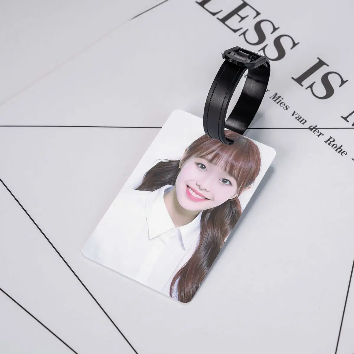 

Chuu Loona Luggage Tags Suitcase Accessories Travel Baggage Boarding Tag Label Holder ID Name Address