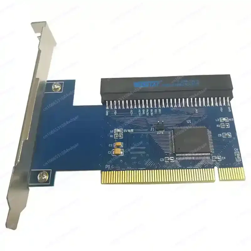 Tarjeta PCI de 32 bits a ISA de 8 bits, 62 pines, placa adaptadora, tarjeta de impuestos Gold, tarjeta de control de impuestos, tarjeta de sonido, con cable de extensión