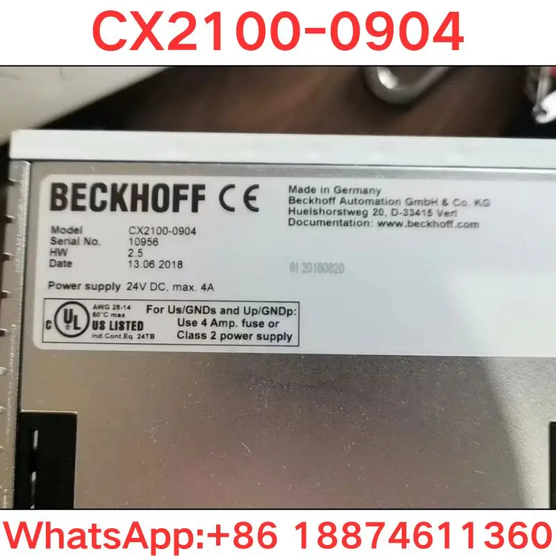 중고 테스트 OK,PLC 호스트 컨트롤러 CX2100-0904