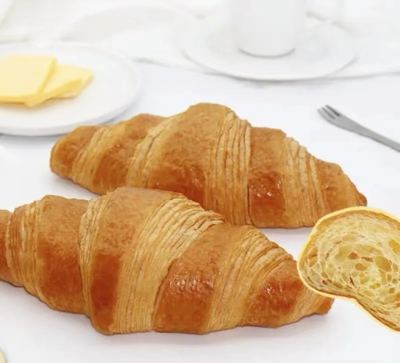 60-100pcs/min Automatic Croissant Rolling Machine Desktop Small Bread Forming Machine for Bakery Cafe Use